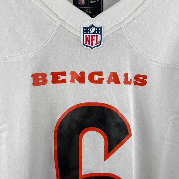 Nike Cincinnati Bengals CINCY KID #6 Away Jersey White XL NFL Mens 2025 - Picture 9 of 9